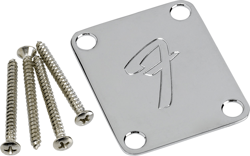 Fender 4-Bolt '70s Vintage-Style F Logo Neck Plate