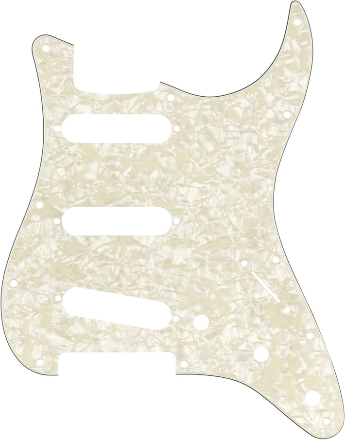 Strat PG, White Moto