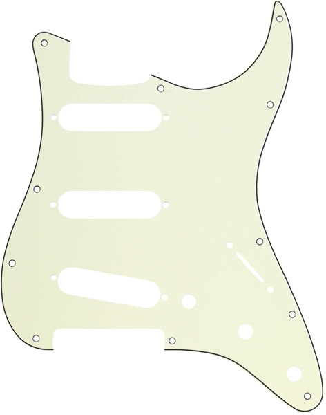 Strat Pickguard, 11 hole Mint Green