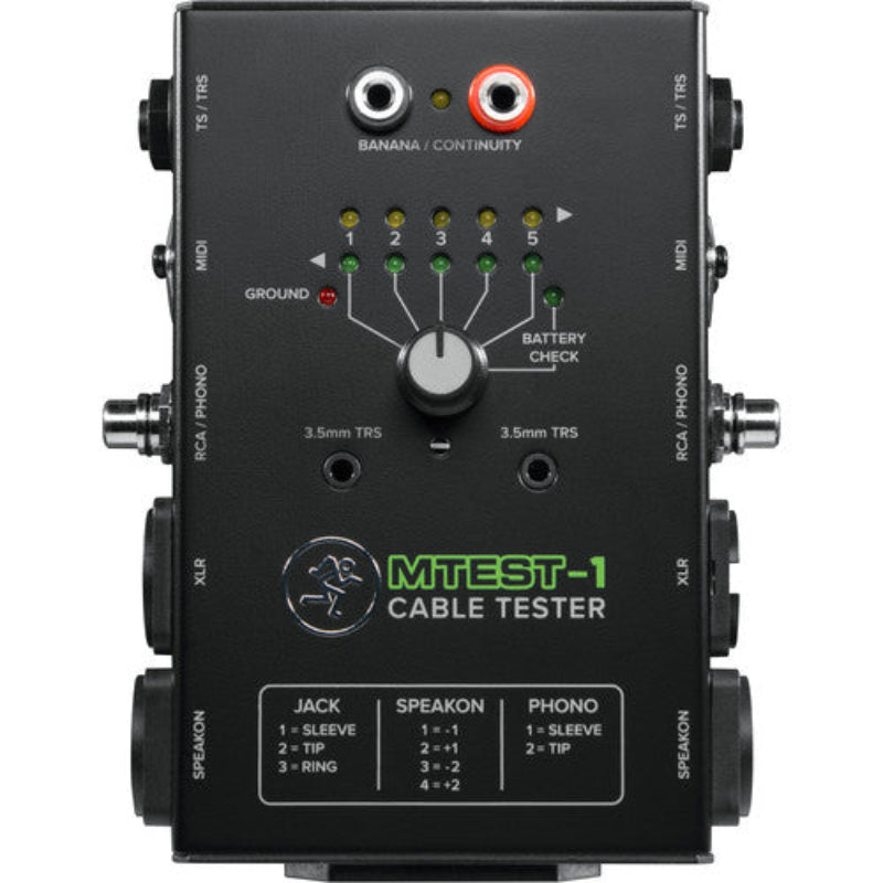 Mackie MTEST-1 Cable Tester