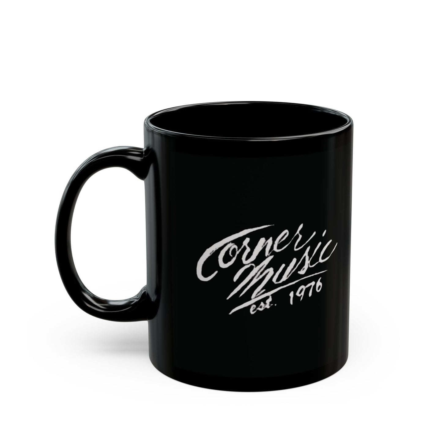 Corner Music Black Mug
