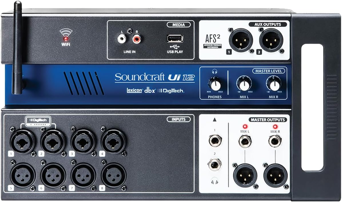 12ch Remote Controlled Digital Mixer