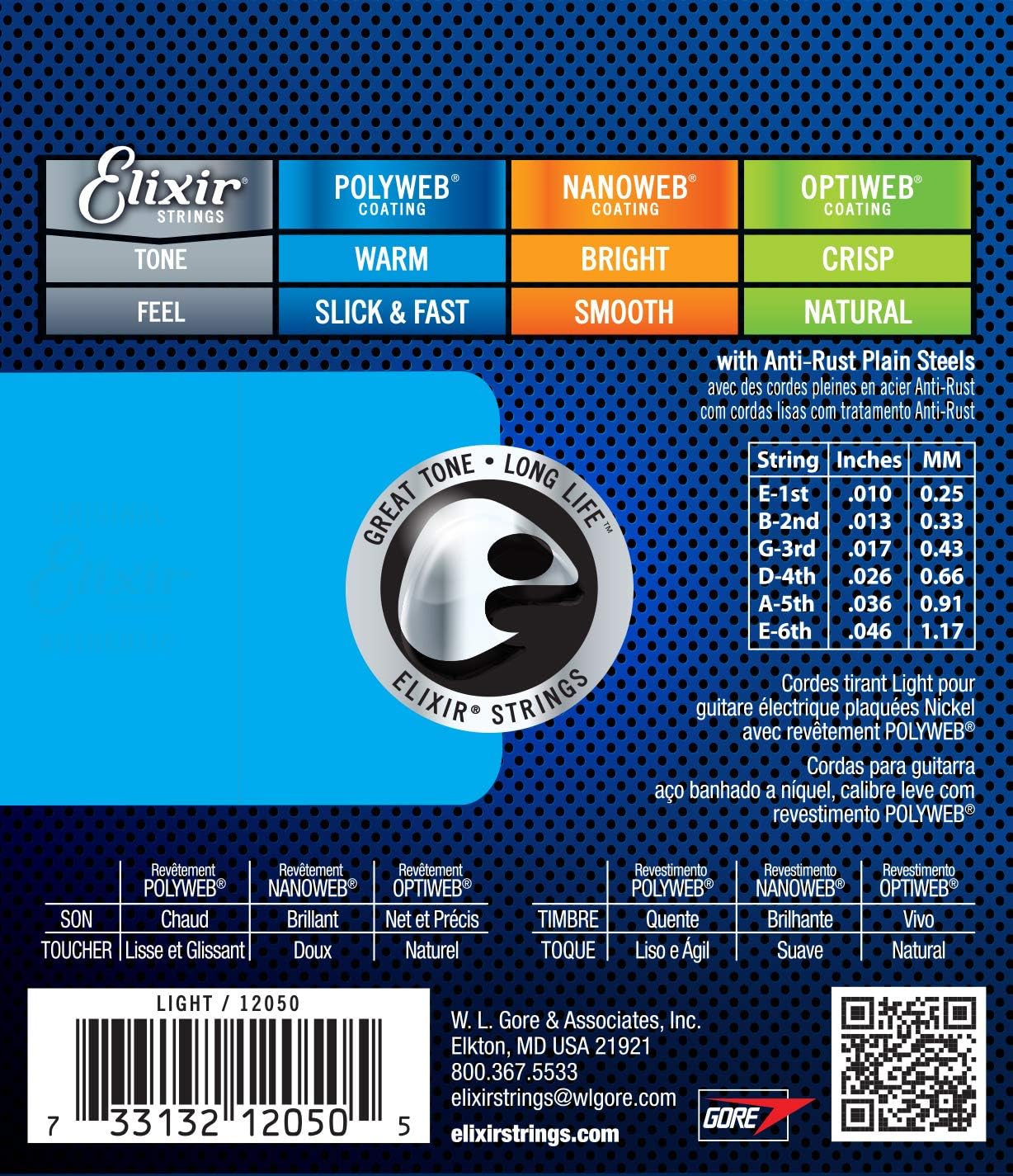 Elixir Polyweb Electric Guitar Strings