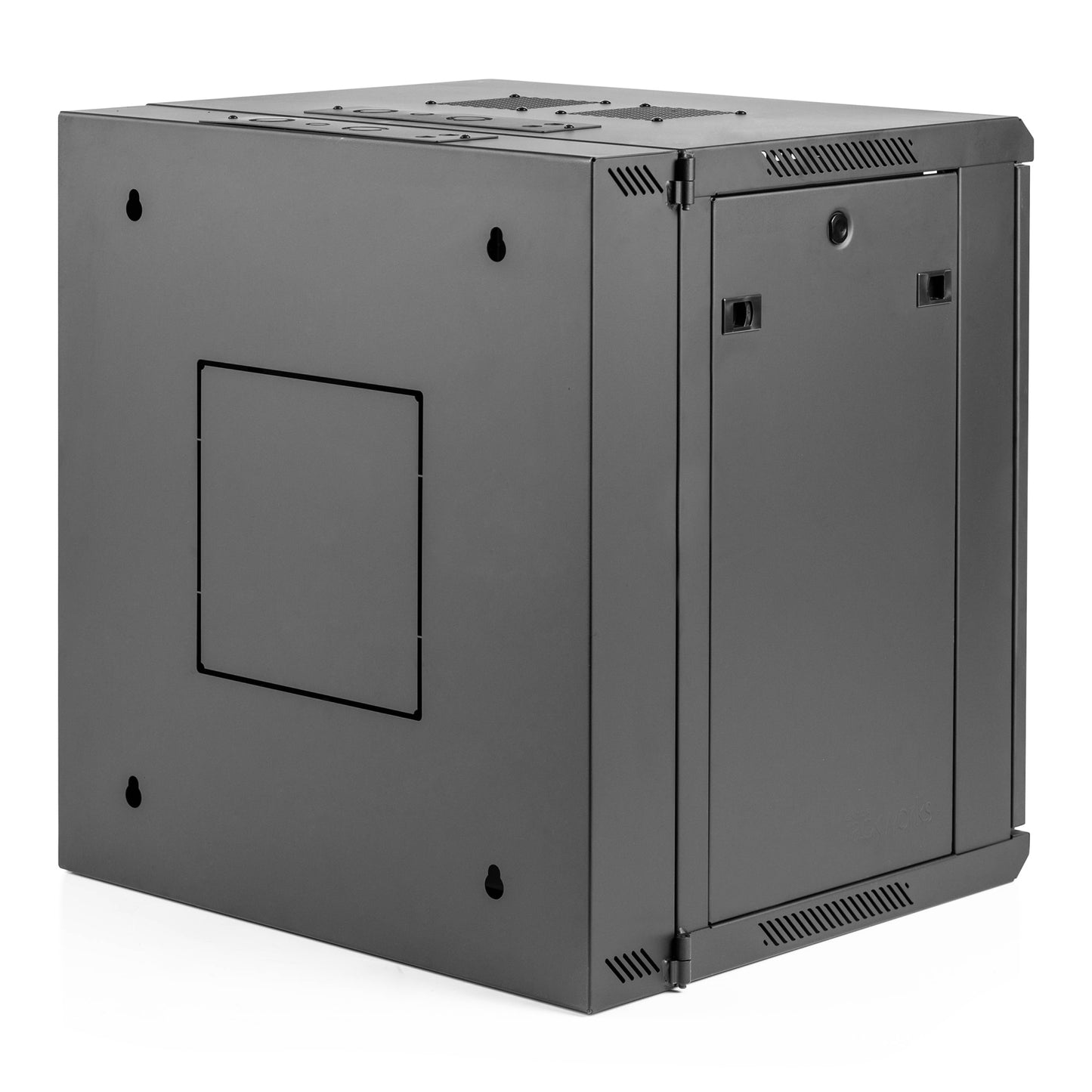 Gator 12U Wall Rack with Vented Glass Door