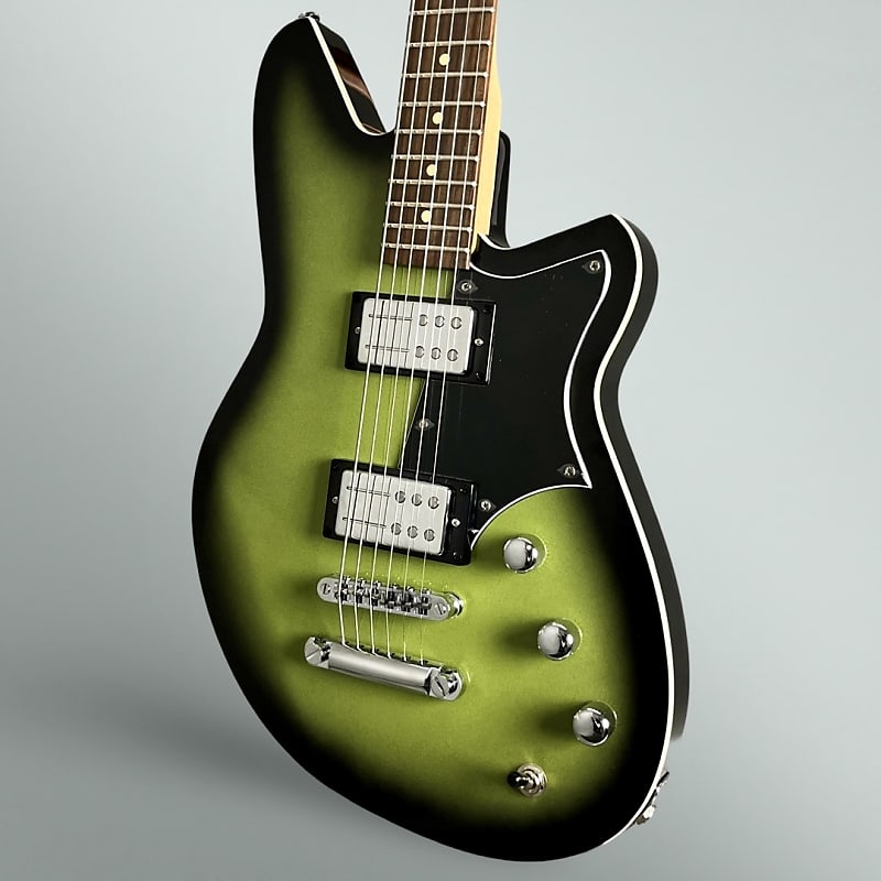 Reverend Descent RA Baritone 2023 - Avocado Burst with Hardshell Case
