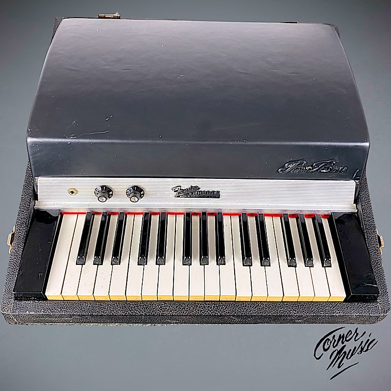 Fender Rhodes Piano Bass 1972 - Black (w/ Lid)