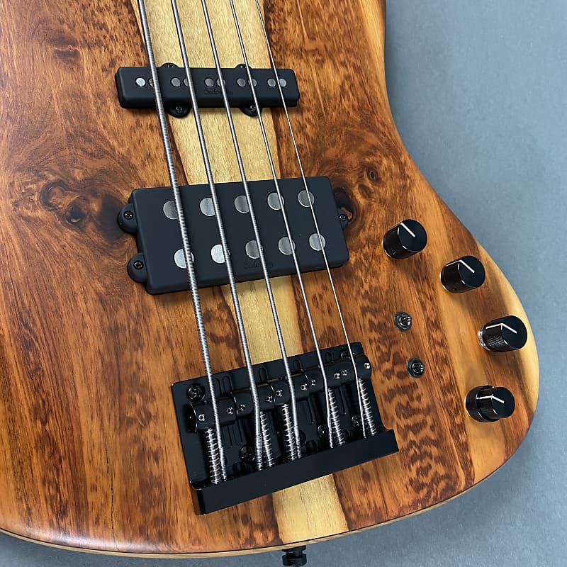 Sadowsky 2022 Limited Edition MetroLine 5-String 21-Fret MM Bass Natural Transparent Satin