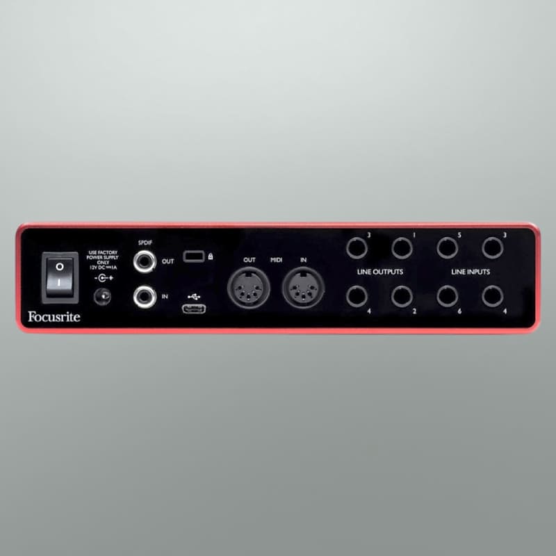 Focusrite Scarlett 8i6 USB Interface, 3rd Gen