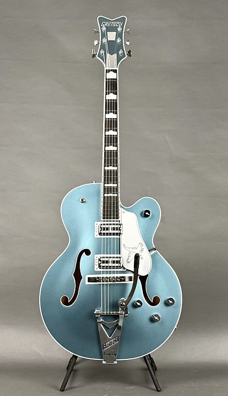 Gretsch G6136T-140 Limited Edition 140th Double Platinum Falcon 2023 - Two-Tone Stone Platinum/Pure Platinum