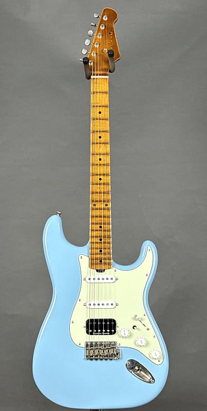 Morgan Electrics Double Cut Standard - CUSTOM - Sonic Blue