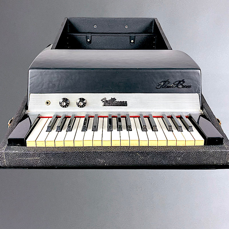 Fender Rhodes Piano Bass 1972 - Black (w/ Lid)