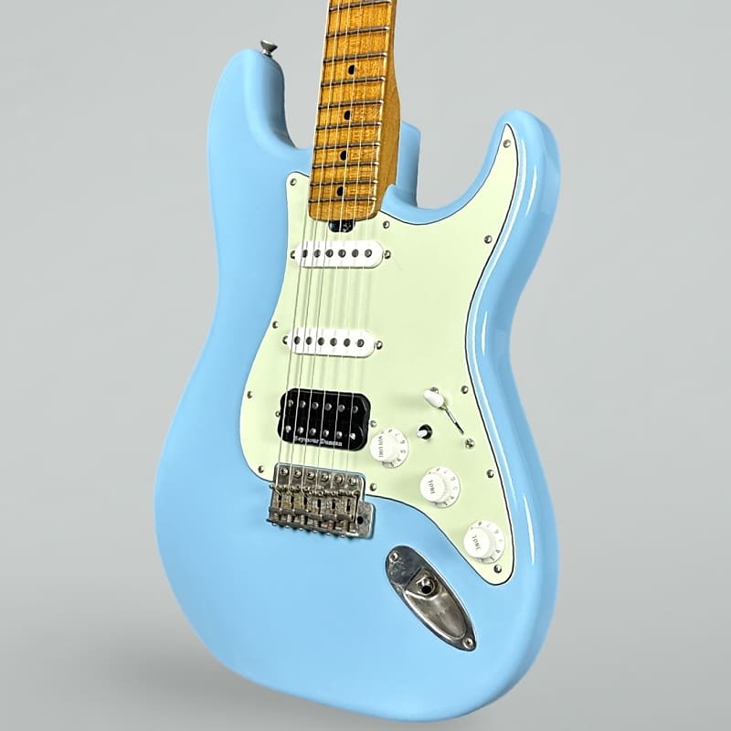 Morgan Electrics Double Cut Standard - CUSTOM - Sonic Blue