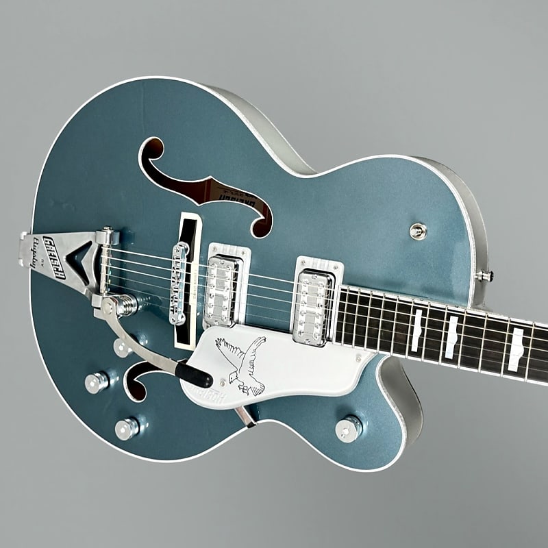Gretsch G6136T-140 Limited Edition 140th Double Platinum Falcon 2023 - Two-Tone Stone Platinum/Pure Platinum