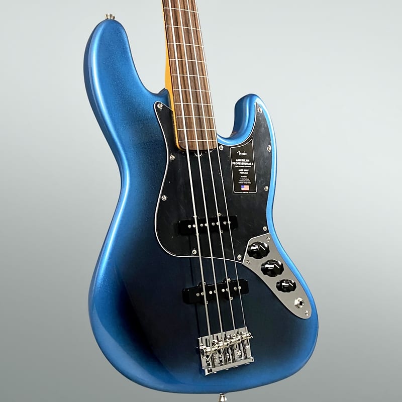 Fender American Professional II Fretless Jazz Bass 2022 - Dark Night