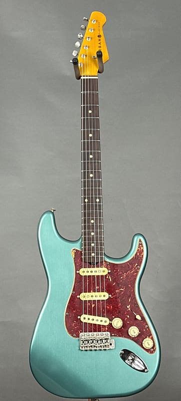 Morgan Electrics Double Cut Custom 2025 - Antique Pelham Blue Nitro