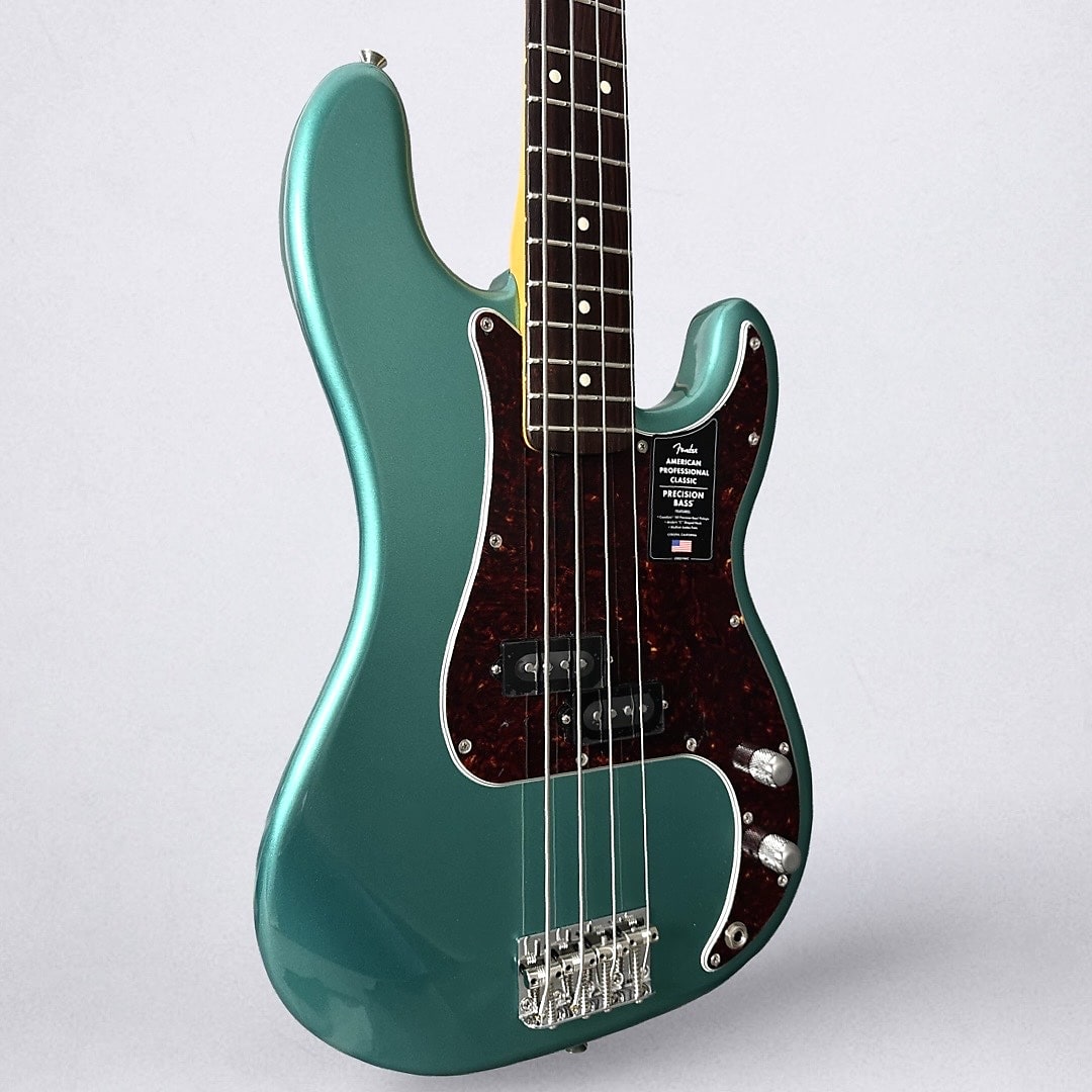 Fender American Professional Classic Precision Bass 2025 - Faded Sherwood Green Metallic