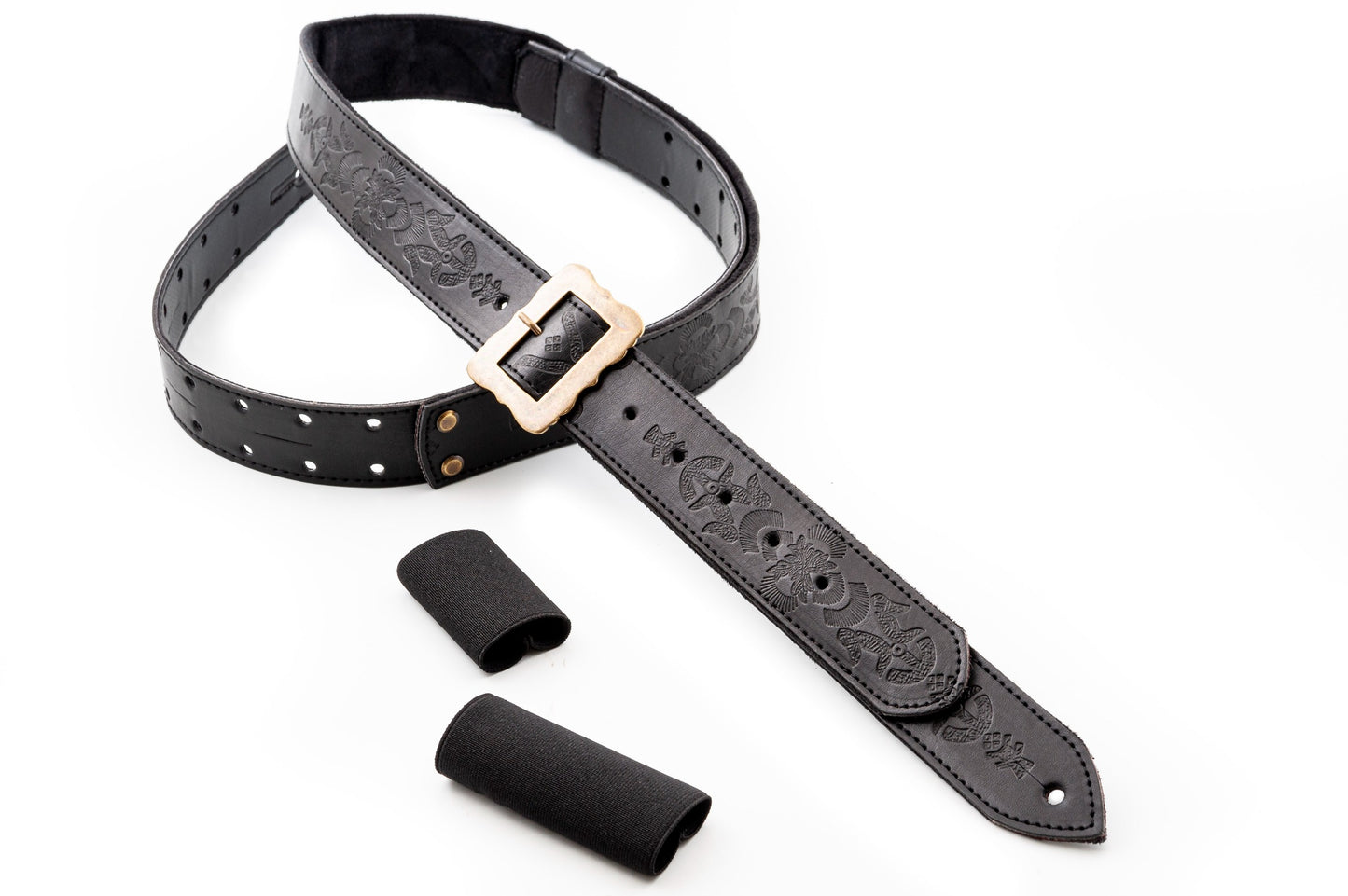 Right On! Legend BM Bohemian Vegan Black Guitar Strap
