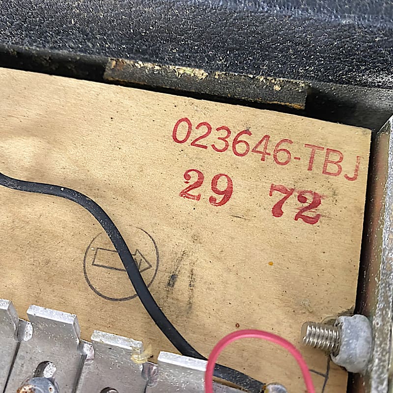 Fender Rhodes Piano Bass 1972 - Black (w/ Lid)