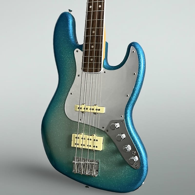 Fender Limited Edition Player Plus Blu DeTiger Jazz Bass 2024 - Sky Burst Sparkle
