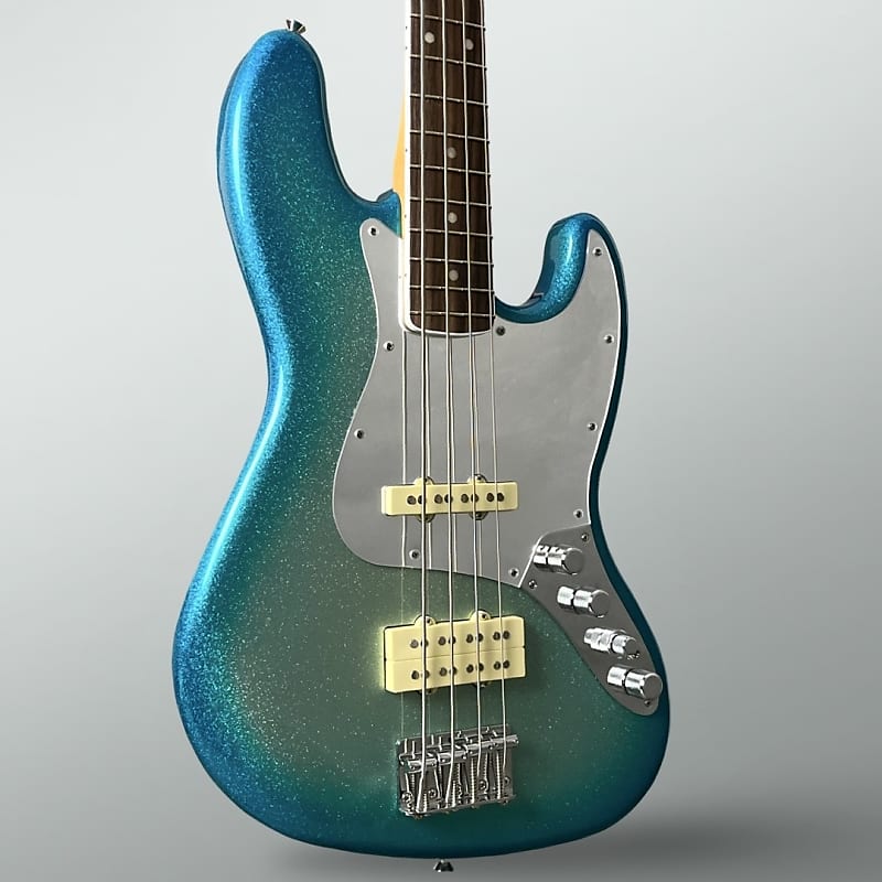 Fender Limited Edition Player Plus Blu DeTiger Jazz Bass 2024 - Sky Burst Sparkle