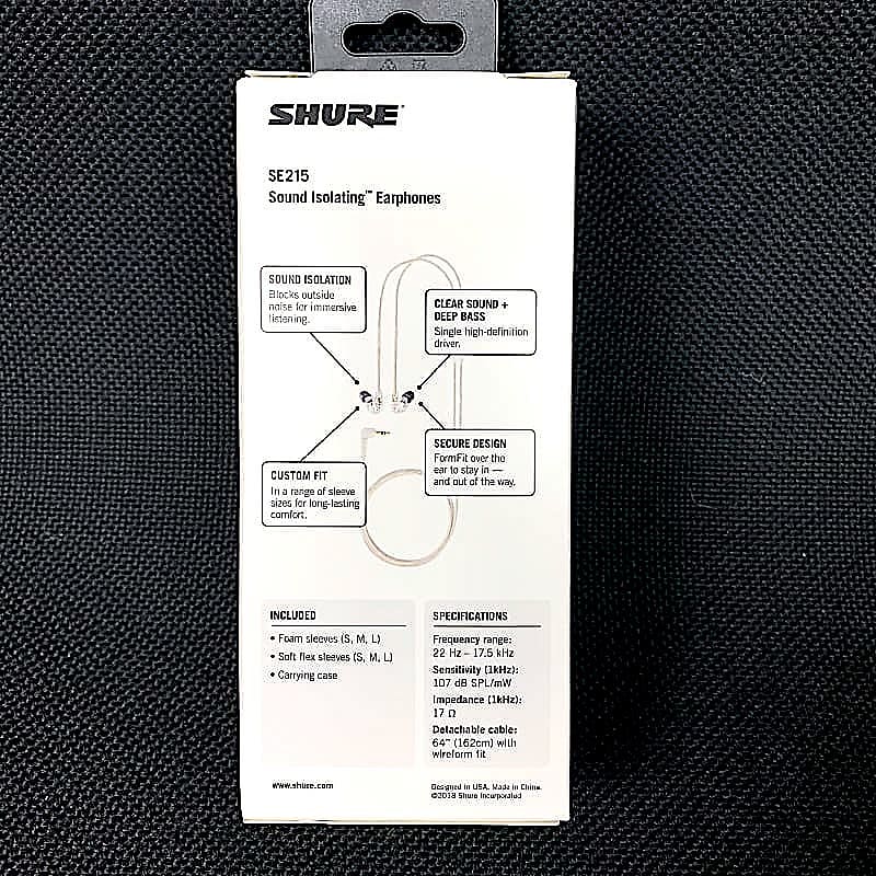 Shure SE215 Sound Isolating Earphones