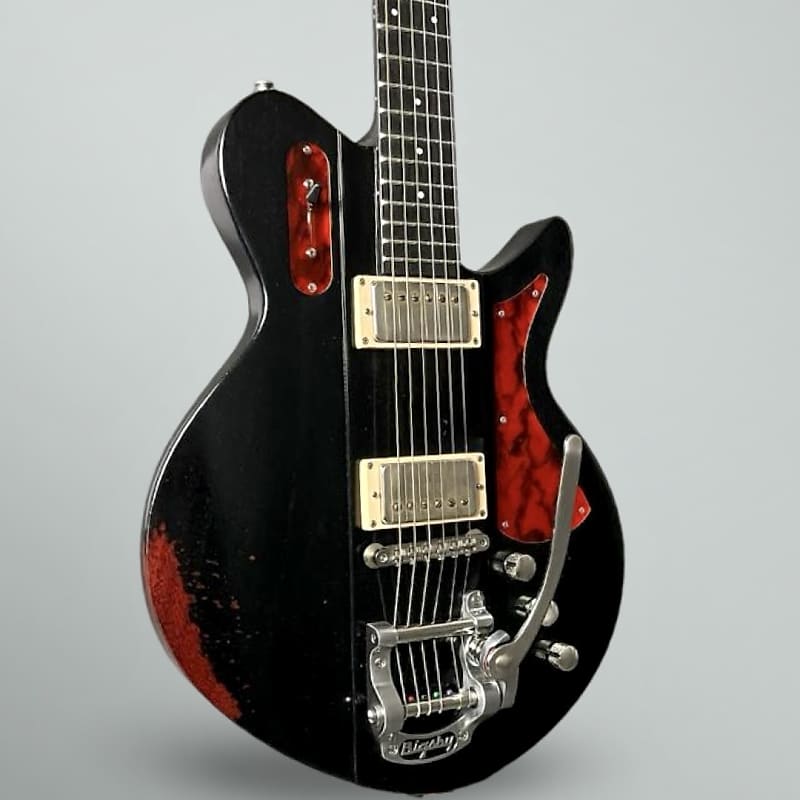Eastman Juliet/v with Bigsby 2023 - Antique Black #0128