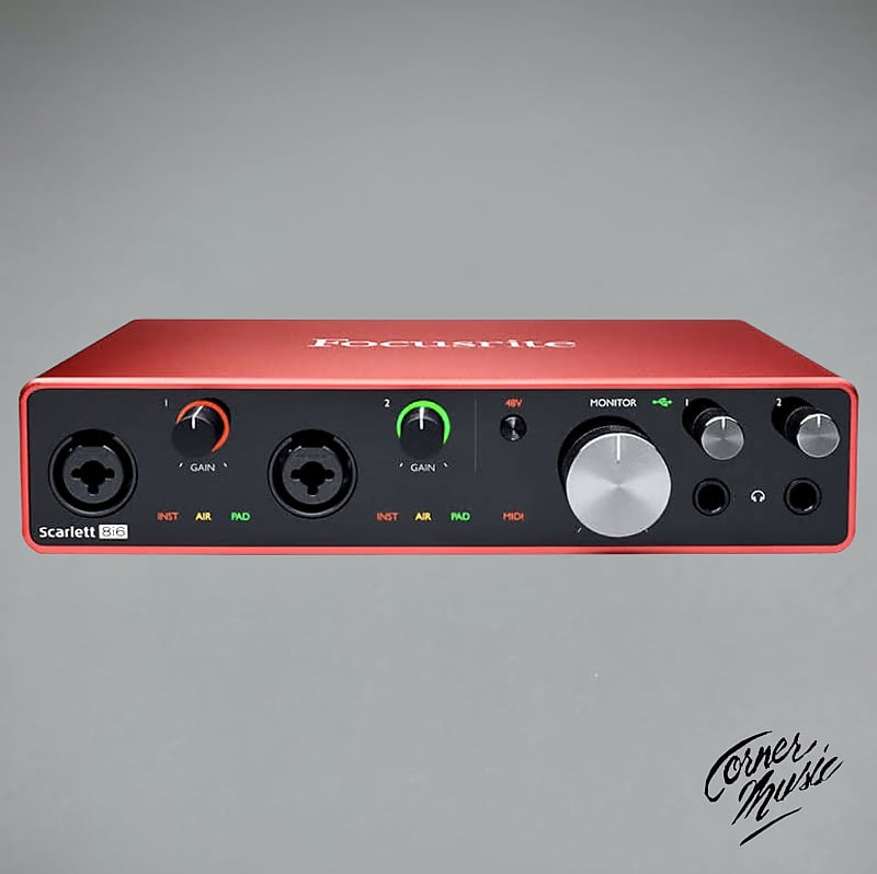 Focusrite Scarlett 8i6 USB Interface, 3rd Gen