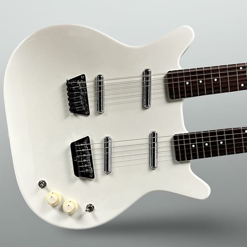 Danelectro Doubleneck 6-String/12-String 2024 - White Pearl