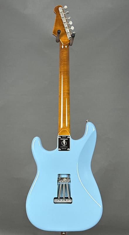 Morgan Electrics Double Cut Standard - CUSTOM - Sonic Blue