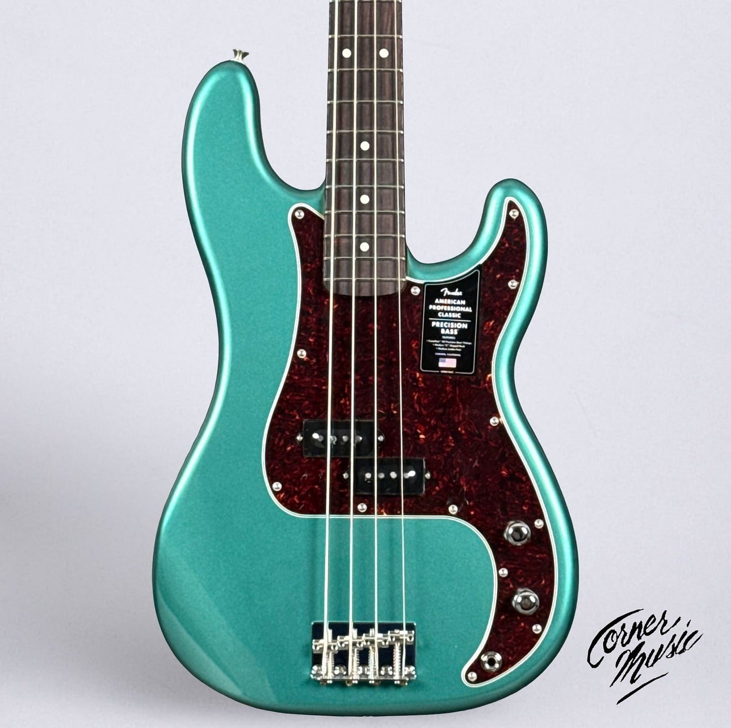 Fender American Professional Classic Precision Bass 2025 - Faded Sherwood Green Metallic