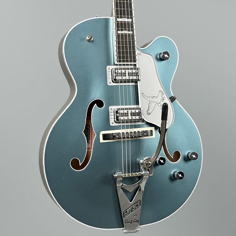 Gretsch G6136T-140 Limited Edition 140th Double Platinum Falcon 2023 - Two-Tone Stone Platinum/Pure Platinum