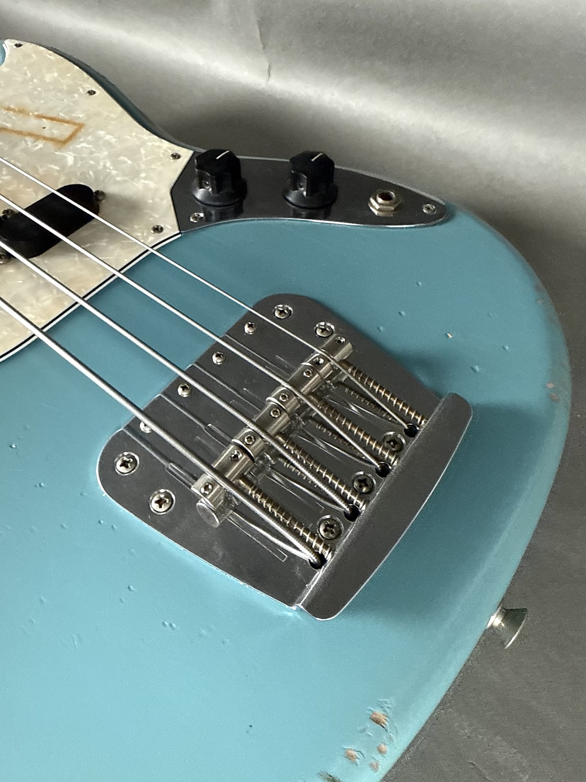 Fender JMJ Road Worn Mustang Bass 2025 - Daphne Blue