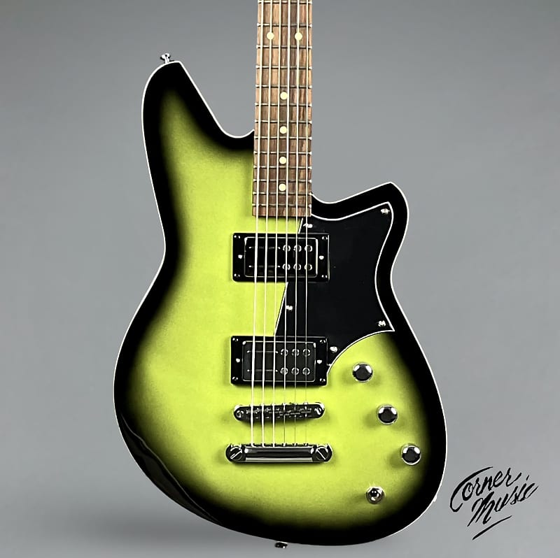 Reverend Descent RA Baritone 2023 - Avocado Burst with Hardshell Case