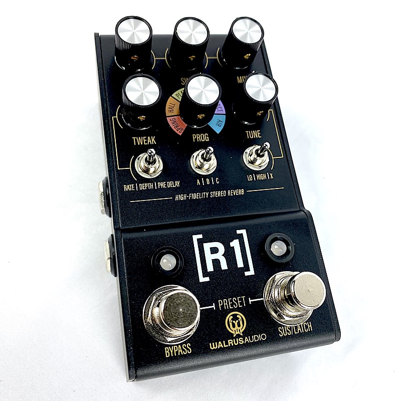 Walrus Audio R1 Mako Series Hi-Fidelity Stereo Reverb Pedal 2021