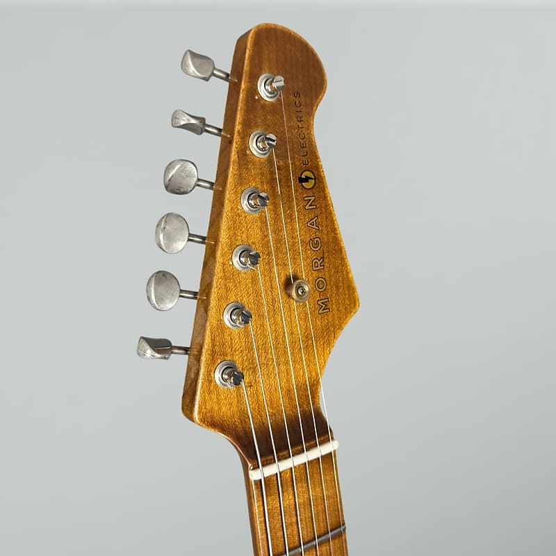 Morgan Electrics Double Cut Standard - CUSTOM - Sonic Blue
