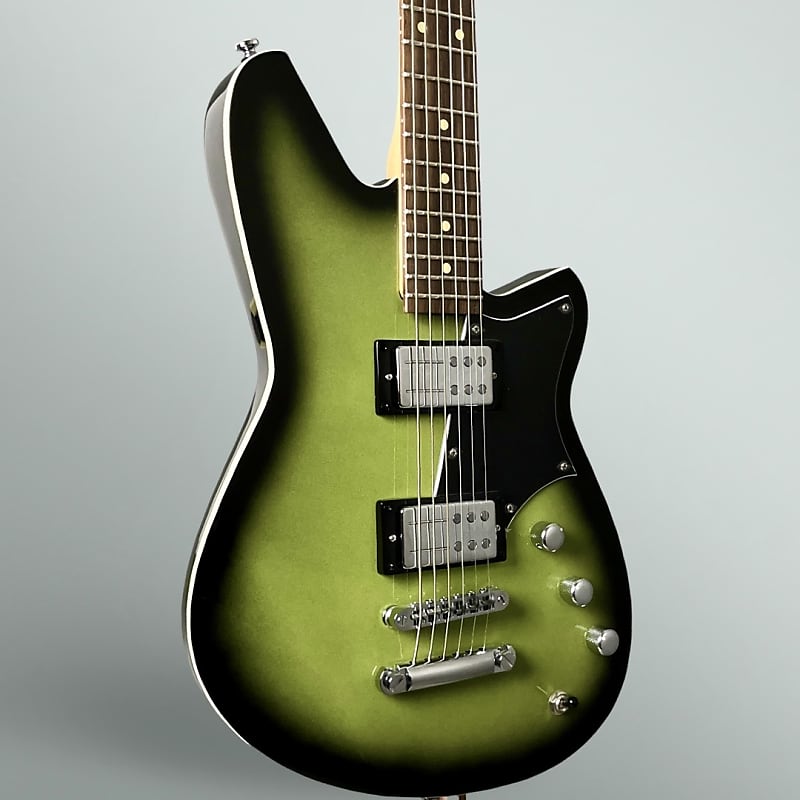 Reverend Descent RA Baritone 2023 - Avocado Burst with Hardshell Case