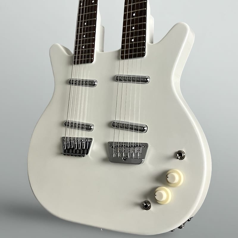 Danelectro Doubleneck 6-String/12-String 2024 - White Pearl