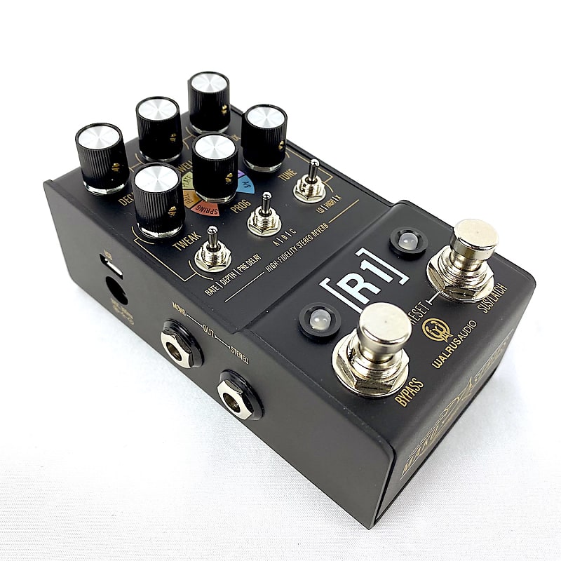 Walrus Audio R1 Mako Series Hi-Fidelity Stereo Reverb Pedal 2021