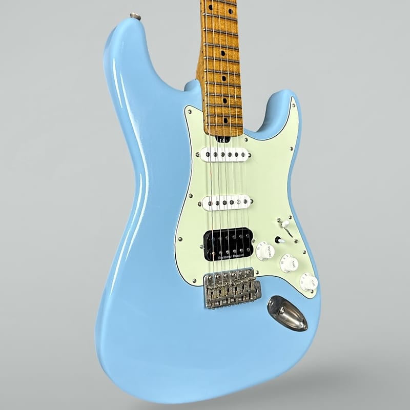 Morgan Electrics Double Cut Standard - CUSTOM - Sonic Blue