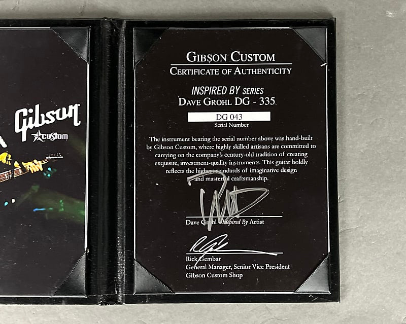 Gibson Dave Grohl DG-335 2007 - Ebony