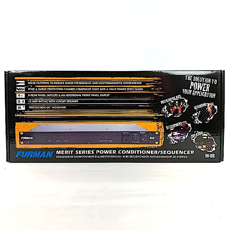 Furman M-8s 15A Power Conditioner/Sequencer