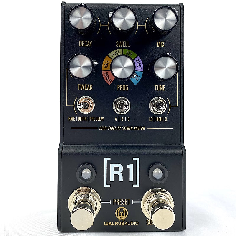 Walrus Audio R1 Mako Series Hi-Fidelity Stereo Reverb Pedal 2021