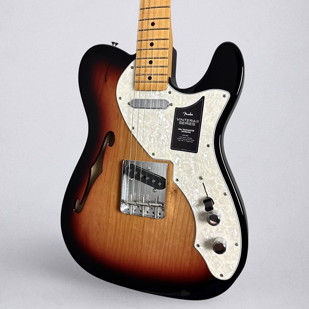 Fender Vintera II 60s Telecaster Thinline 2025 - 3-Tone Sunburst