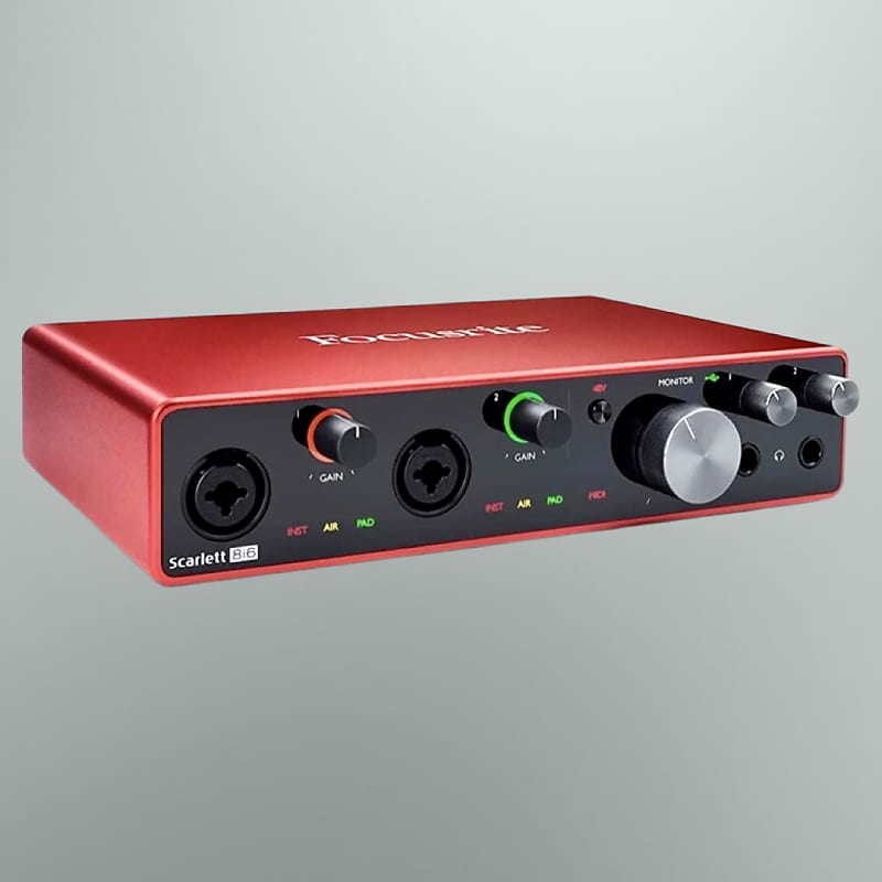 Focusrite Scarlett 8i6 USB Interface, 3rd Gen