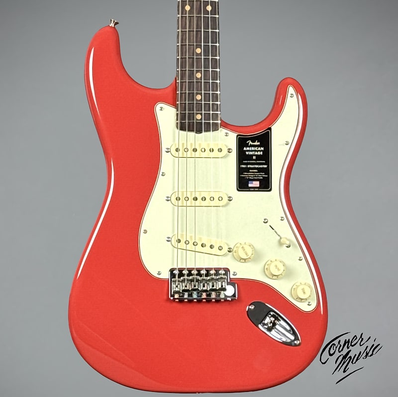 Fender American Vintage II 1961 Stratocaster 2025 - Fiesta Red