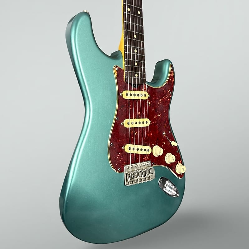 Morgan Electrics Double Cut Custom 2025 - Antique Pelham Blue Nitro