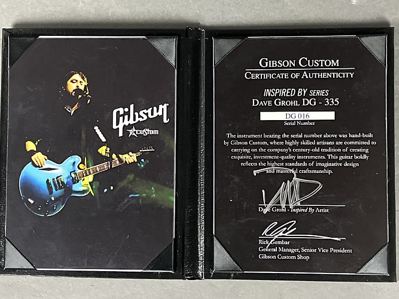 Gibson Dave Grohl DG-335 2007 - Pelham Blue