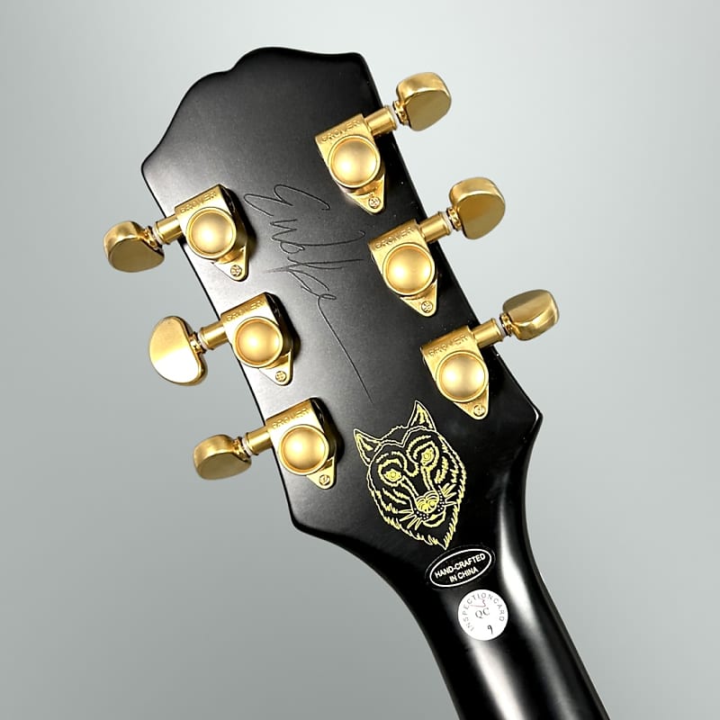 Epiphone Emily Wolfe Signature Sheraton Stealth 2023 - Black Aged Gloss