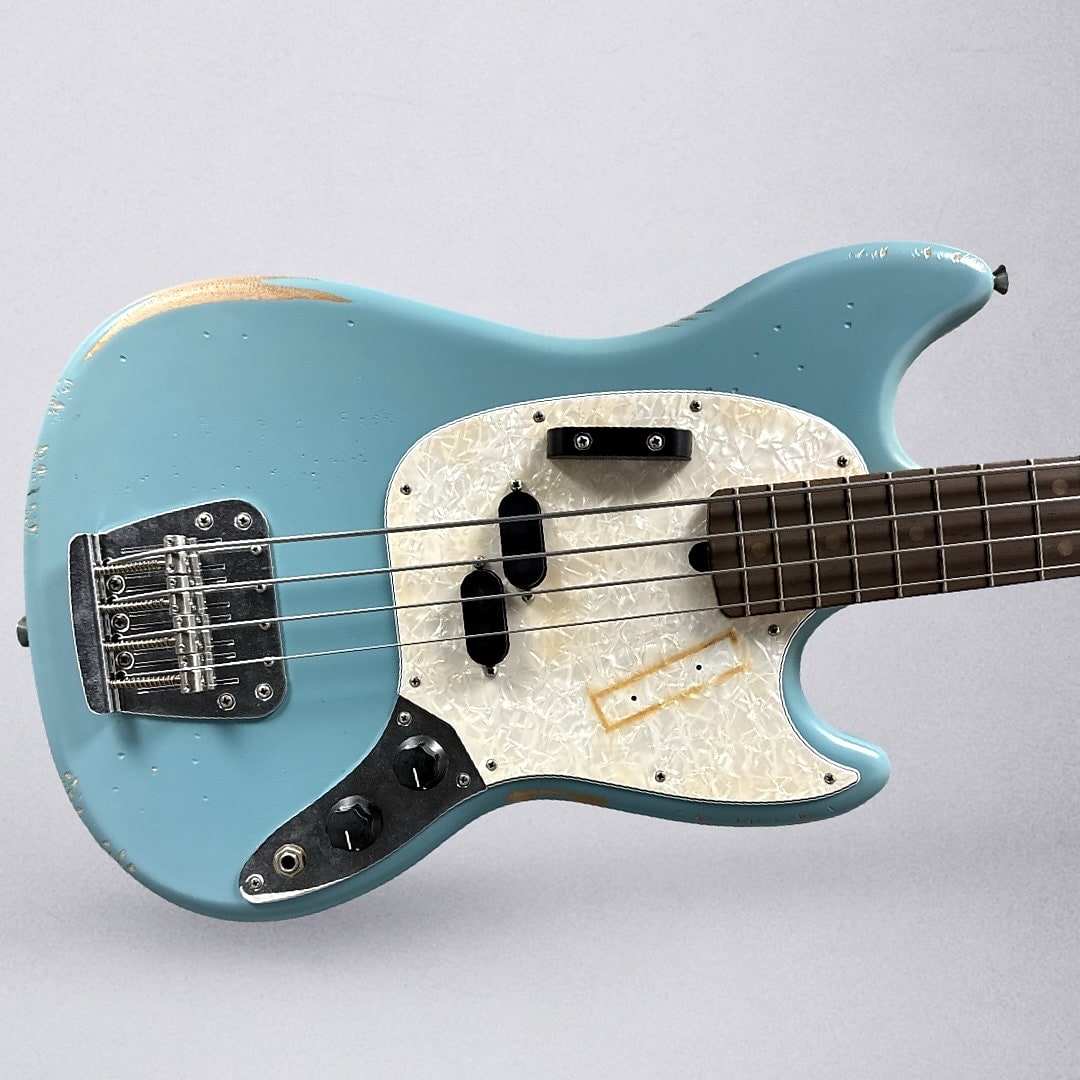 Fender JMJ Road Worn Mustang Bass 2025 - Daphne Blue