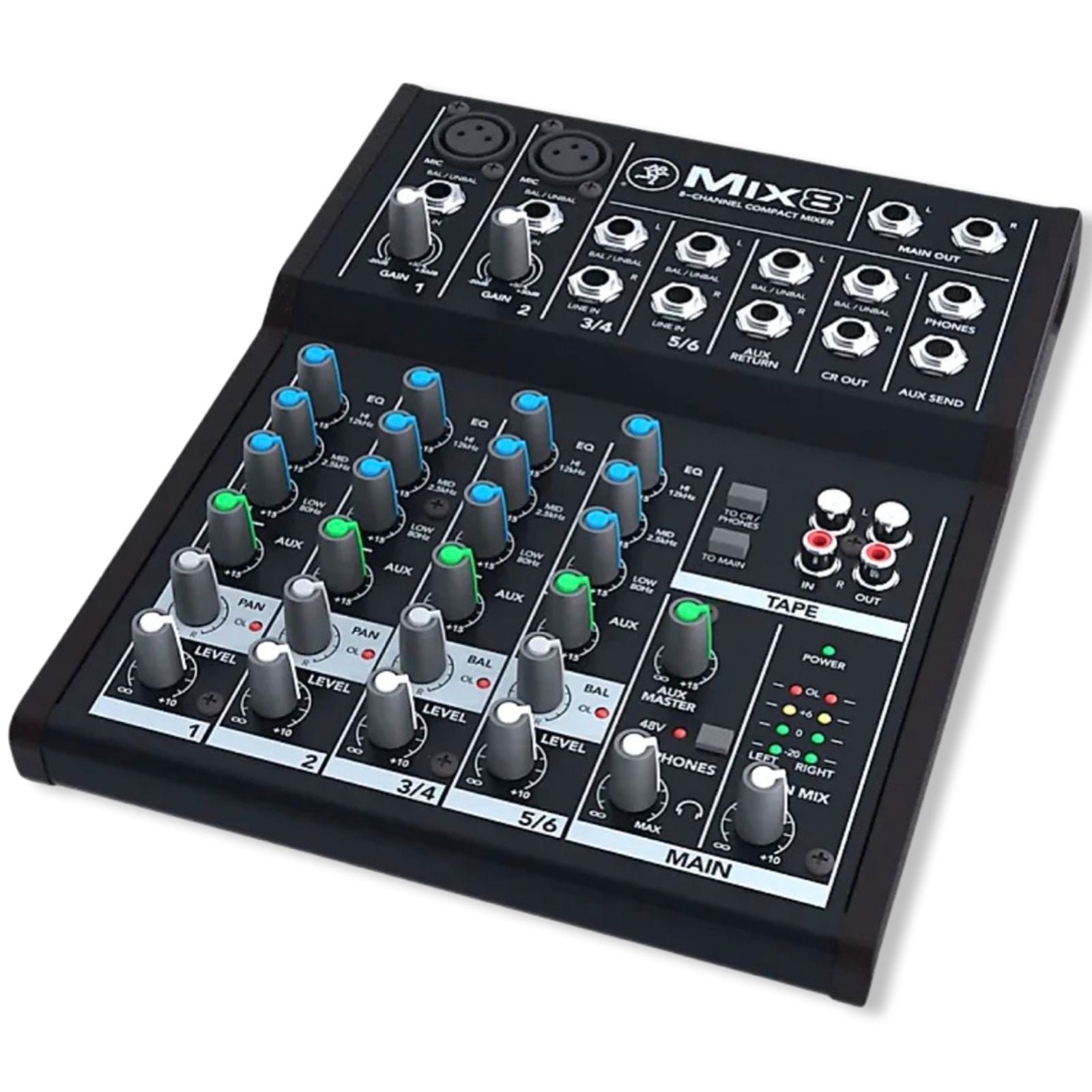 Mackie Mix8 8-Channel Compact Mixer – Corner Music